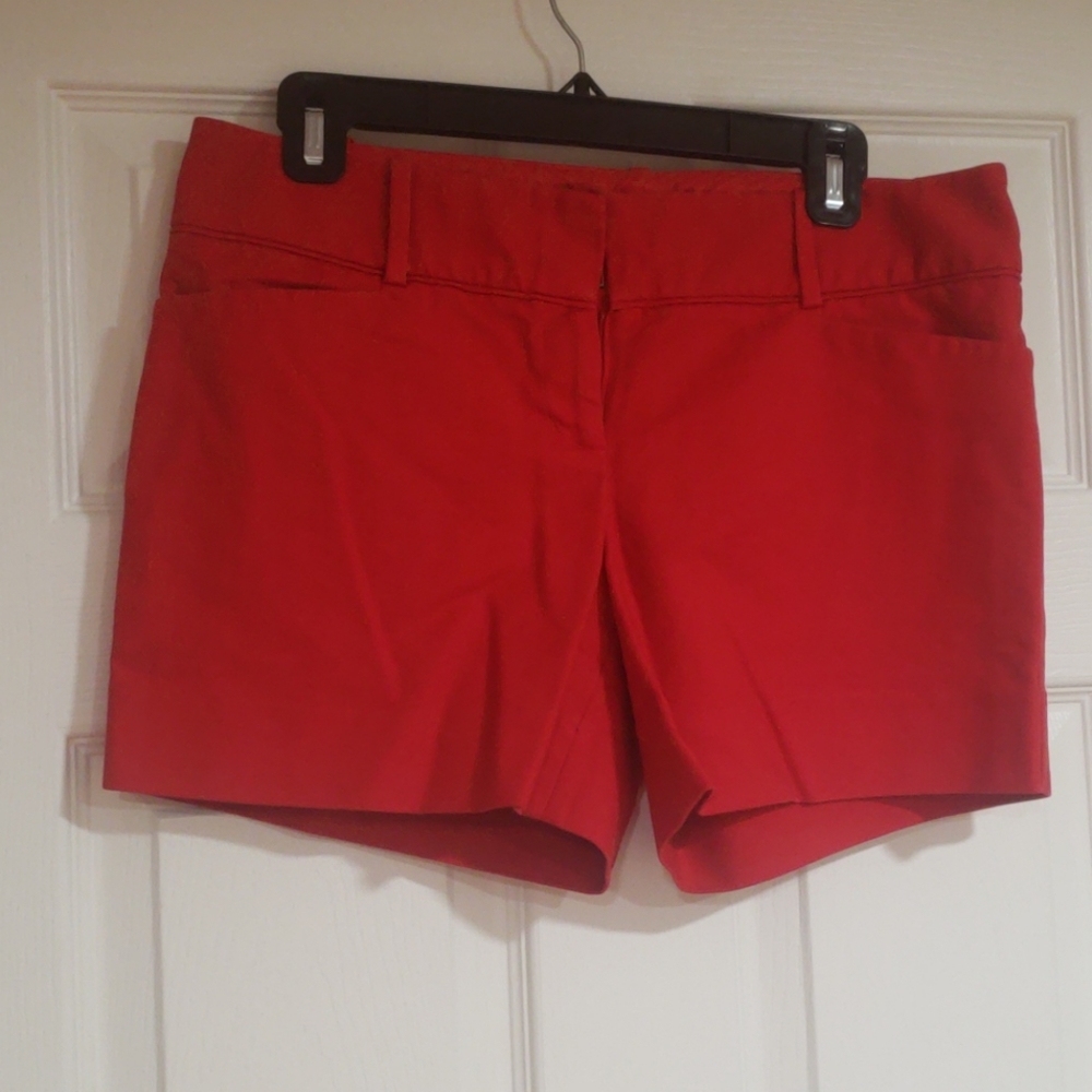 Red 4 inch shorts